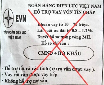 Cảnh b&#225;o th&#244;ng tin giả mạo EVN để lừa đảo - Ảnh 1