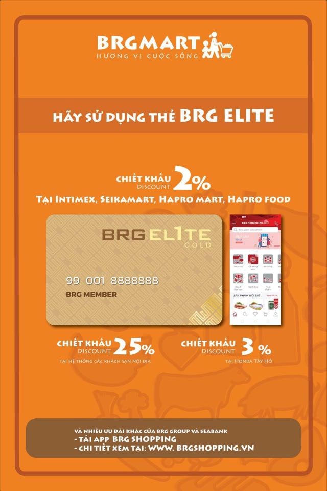 Nhiều ưu đ&atilde;i hấp dẫn d&agrave;nh cho kh&aacute;ch h&agrave;ng sở hữu thẻ BRG Elite