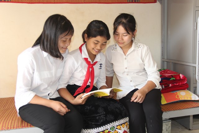 Học sinh Trường Phổ th&ocirc;ng DTNT THCS huyện Kỳ Sơn, Nghệ An