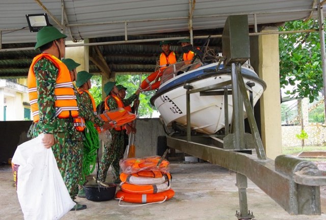 Bộ đội Bi&ecirc;n ph&ograve;ng Đắk Lắk chủ động ứng ph&oacute; với thi&ecirc;n tai &nbsp;