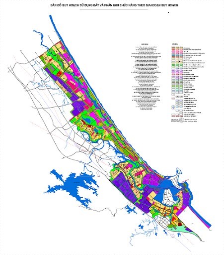 Bản đồ quy hoạch chung Khu Kinh tế mở Chu Lai