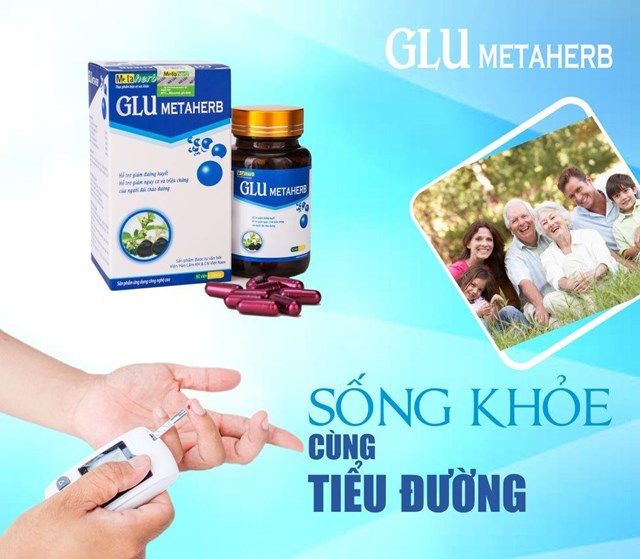 Thực phẩm bảo vệ sức khỏe Glu Metaherb quảng c&aacute;o g&acirc;y hiểu nhầm