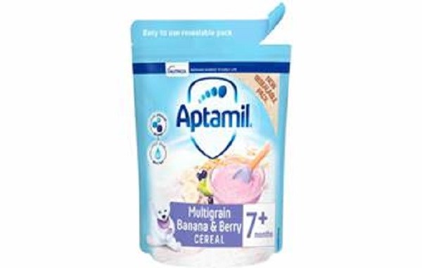 Sản phẩm bột ngũ cốc Aptamil Multigrain Banana and Berry Cereal 7+ months