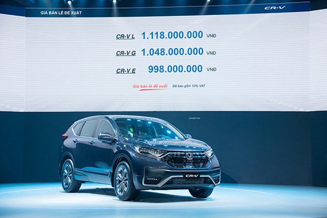 Honda CR-V được lắp r&aacute;p v&agrave; ph&acirc;n phối tại Việt Nam với gi&aacute; b&aacute;n từ 998 triệu đồng. Ảnh: IT