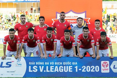 Trận &#39;Derby xứ Nghệ&#39; đầu ti&#234;n trong lịch sử s&#226;n chơi V.league: SLNA h&#242;a Hồng Lĩnh H&#224; Tĩnh - Ảnh 1