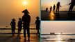 Hà Tĩnh: Ngư dân phấn khởi thu những mẻ lưới đầy cá dưới ánh bình minh
