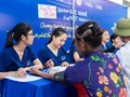Long Châu đồng hành cùng xã Minh Châu chăm sóc sức khỏe người dân 