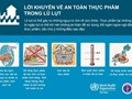 Đảm bảo an toàn thực phẩm trong thời điểm mưa bão