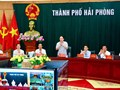 Hải Phòng: Hội nghị trực tuyến đánh giá hiệu quả vận hành các đơn vị hành chính sau ngày 1-7