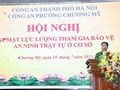 Phường Chương Mỹ tổ chức Hội nghị gặp mặt lực lượng tham gia bảo vệ an ninh trật tự ở cơ sở