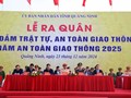 Quảng Ninh: Lễ ra quân đảm bảo trật tự, an toàn giao thông, năm ATGT 2025