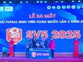 32 đội tranh tài Giải futsal sinh viên toàn quốc 2025