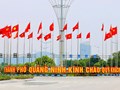 Rực rỡ cờ hoa đón mừng thành phố Quảng Ninh