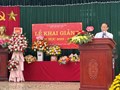 Nam Định: Trung tâm GDNN – GDTX huyện Trực Ninh  khai giảng năm học mới