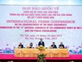Họp báo quốc tế công bố Dự thảo các Văn kiện trình Đại hội đại biểu toàn quốc lần thứ XIV của Đảng