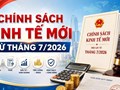 Lương, bảo hiểm, y tế và nhiều quy định mới áp dụng từ 1/7/2026