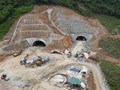 Nhánh hầm đường bộ cao tốc đầu tiên qua Hà Tĩnh đã được thông hầm