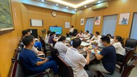 Trường CĐ Công nghệ Y - Dược Việt Nam và Trung cấp CN - Y khoa Trung ương thăm quan và đặt nền tảng hợp tác đào tạo tại BVĐK Hoè Nhai