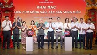 Khai mạc phiên chợ nông sản, đặc sản vùng miền 2025: Không gian trải nghiệm, kết nối và tỏa sáng giá trị Việt