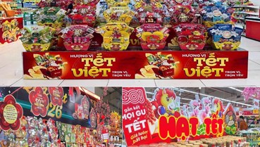 Siêu thị chủ động nguồn hàng, thị trường bánh kẹo Tết khởi động sớm
