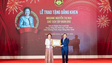 Tập đoàn BRG vinh dự được trao tặng Bằng khen của Ban Tuyên giáo và Dân vận Trung ương