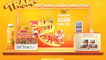 Khơi nguồn năng lượng tích cực từ “Trạm nạp năng lượng hạnh phúc" của các nhãn đồ uống TH