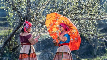 Rực rỡ những sắc phục truyền thống ngày xuân