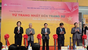 “Từ trang nhất đến trang sử” – Nơi ký ức báo chí hòa cùng mùa Xuân dân tộc