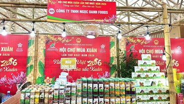 Ngọc Oanh Foods lan tỏa thực phẩm lành mạnh tại Hội chợ Mùa Xuân 2026