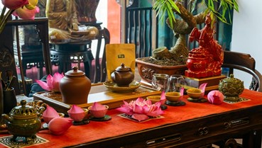 Sự kết hợp giữa nghệ thuật gốm và trà