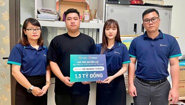 OPES chi trả 1,3 tỷ đồng bảo hiểm cho chủ doanh nghiệp tại Hải Phòng