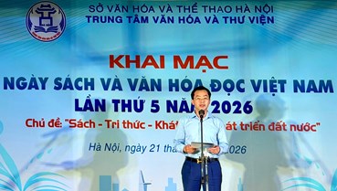 Ngày Sách và Văn hóa đọc Việt Nam năm 2026: Lan tỏa tri thức, khơi dậy khát vọng phát triển