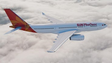 Sun PhuQuoc Airways chuẩn hóa nội thất đội bay, tăng tốc chiến lược “Rise to the World” với A330