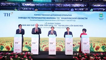 Bên trong Nhà máy sữa tươi TH true MILK công suất hàng đầu Liên bang Nga vừa khánh thành