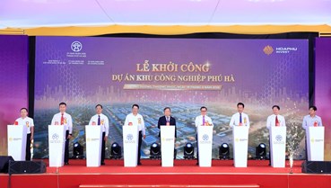 Hà Nội khởi công dự án Khu Công nghiệp Phú Hà, quy mô 174,88ha