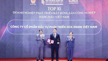 ROX iPark giành cú đúp tại Giải thưởng quốc gia Bất động sản Việt Nam 