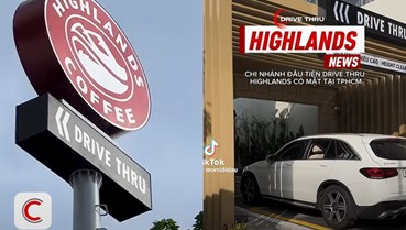 Highlands Coffee ra mắt mô hình Drive Thru đầu tiên tại Việt Nam