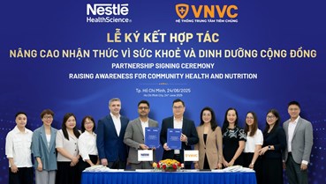 Hệ thống tiêm chủng VNVC ký kết hợp tác với Nestlé Health Science 