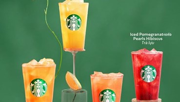 Trà trái cây Starbucks – Mùa hè tỉnh thức trong mỗi ngụm trà