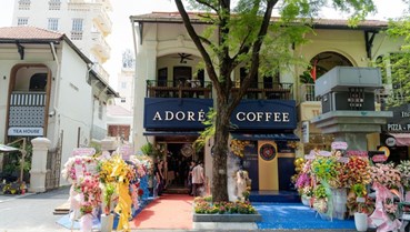 Khai trương quán cà phê đầu tiên mang thương hiệu Adoré tại TP.Hồ Chí Minh