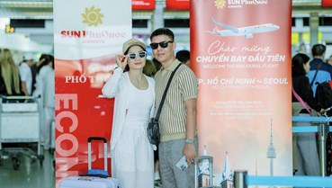 Sun PhuQuoc Airways khai trương hai đường bay thẳng Hà Nội - Seoul và TP.HCM - Seoul