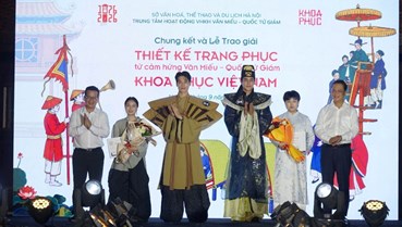 Khi di sản Văn Miếu - Quốc Tử Giám truyền cảm hứng cho thời trang đương đại