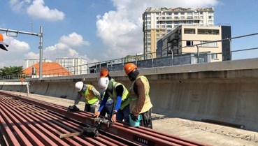 QUATEST 3 nâng cao năng lực thử nghiệm quy trình hàn ray phục vụ metro và đường sắt tốc độ cao