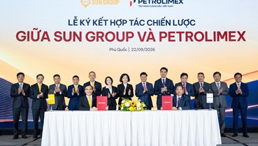 Sun Group - Petrolimex hợp tác chiến lược, kết nối hai hệ sinh thái, hướng tới APEC 2027