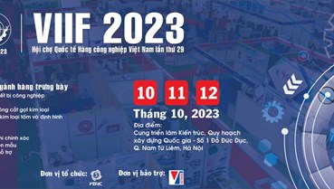 Hội chợ Quốc tế Hàng Công nghiệp Việt Nam lần thứ 29 sẽ diễn ra trong tháng 10 