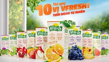 Vfresh: BST nước ép tươi cho lối sống khỏe mạnh