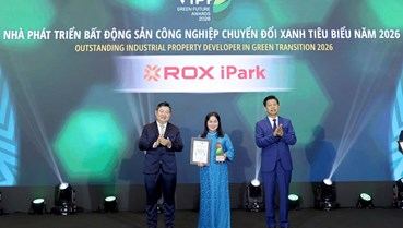 Dấu ấn ROX iPark trên hành trình xanh hóa bất động sản công nghiệp