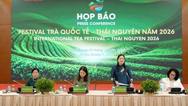 Festival Trà Quốc tế - Thái Nguyên 2026: Tôn vinh di sản, khẳng định vị thế “Đệ nhất danh trà”