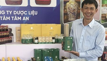 Công ty Dược liệu Tâm Tâm An mang sản phẩm OCOP 5 sao đến Hội chợ Mùa Thu 2025