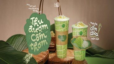 Matcha Cốm Dừa: Giai điệu mùa thu Hà Nội tại Đảo Matcha